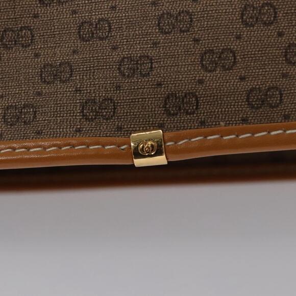 GUCCI Micro GG Supreme Shoulder Bag Pvc Beige Gold 001 090 001 090 - Picture 14 of 16